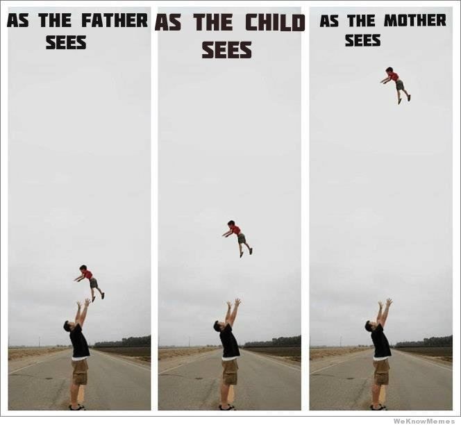 child toss